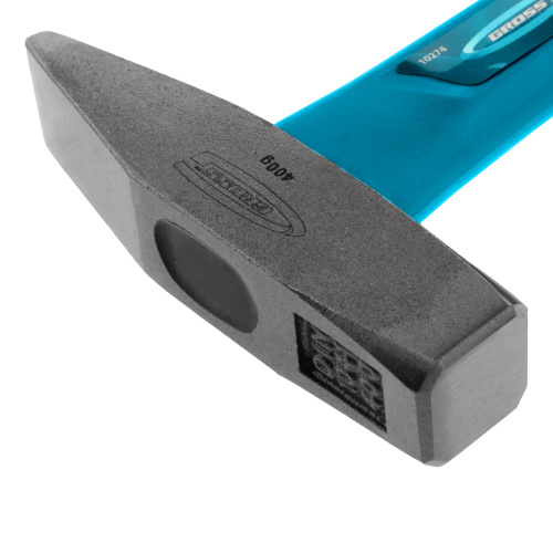 Молоток слесарный, 400 г, квадратный боек, фибергласовая обрезиненная рукоятка Gross по ценам производителя в Уфе с доставкой по всей России