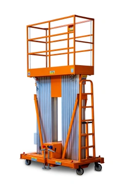 Подъемник мачтовый аккумуляторный 200 кг 8/10 м TOR GTWY8-200S DC 2-мачтовый по ценам производителя в Уфе с доставкой по всей России