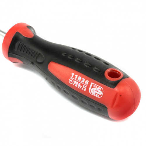 Отвертка Profi, PH0 х 75 мм, S2, двухкомпонентная рукоятка Matrix по ценам производителя в Уфе с доставкой по всей России