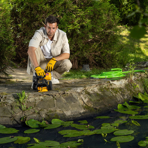 Насосная станция PS500C, 500 Вт, напор 35 м, 2200 л/ч, ресивер 2 л, блок управления Denzel по ценам производителя в Уфе с доставкой по всей России