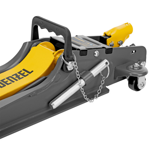 Домкрат гидравлический подкатной с фиксатором, 2,5 т, 85-385 мм Denzel по ценам производителя в Уфе с доставкой по всей России