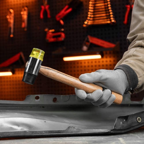 Молоток рихтовочный, бойки 35 мм, комбинированная головка, деревянная ручка Sparta по ценам производителя в Уфе с доставкой по всей России