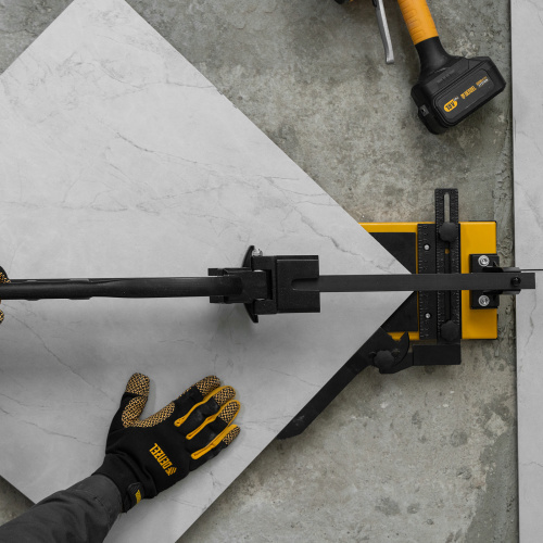 Плиткорез рельсовый 1200х16мм, каретка на подш., стальная станина, усил. рукоятка-пенал Denzel по ценам производителя в Уфе с доставкой по всей России