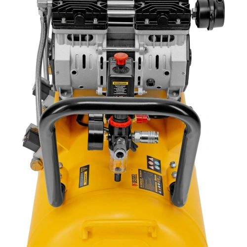 Компрессор безмасляный, малошумный  DLS 2250/100, 2250 Вт, 3x750, 100 л, 410 л/мин блок управления/ Denzel по ценам производителя в Уфе с доставкой по всей России