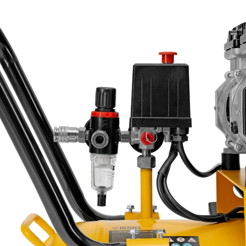 Компрессор безмасляный, малошумный DLS 1800/100,1800 Вт, 3x600, 100 л, 345 л/мин Denzel по ценам производителя в Уфе с доставкой по всей России