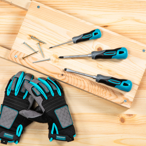 Набор отверток комбинированный 3 шт, S2, трехкомпонентная рукоятка Gross по ценам производителя в Уфе с доставкой по всей России