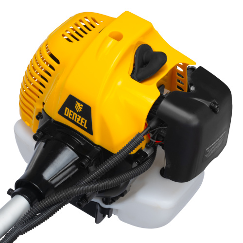 Триммер бензиновый DT-52E, 52 см3, неразъемная штанга, электростартер, состоит из 2 частей Denzel по ценам производителя в Уфе с доставкой по всей России