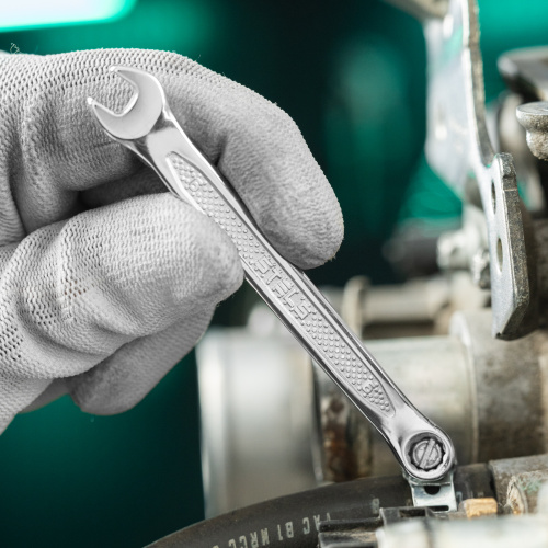 Ключ комбинированный, 6 мм, CrV, антислип Stels по ценам производителя в Уфе с доставкой по всей России