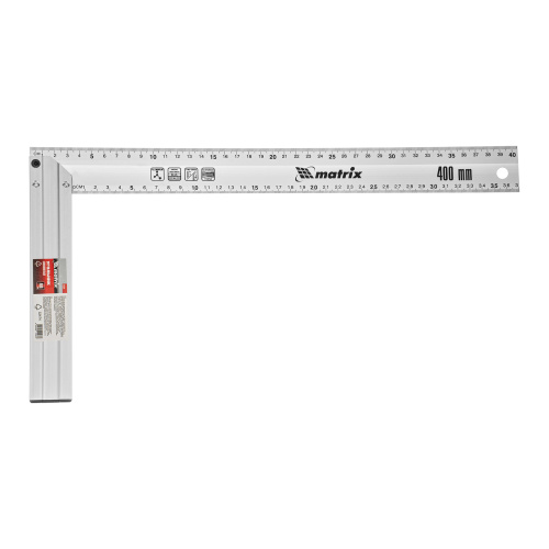 Угольник, 400 мм, алюминиевый, литой Matrix по ценам производителя в Уфе с доставкой по всей России