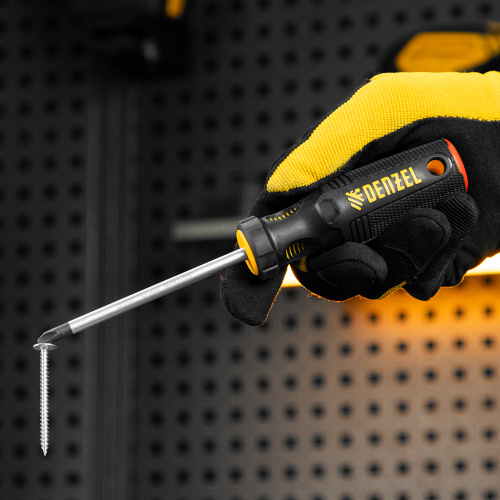 Отвертка, PH2х100 мм, S2, 3к рукоятка Denzel по ценам производителя в Уфе с доставкой по всей России