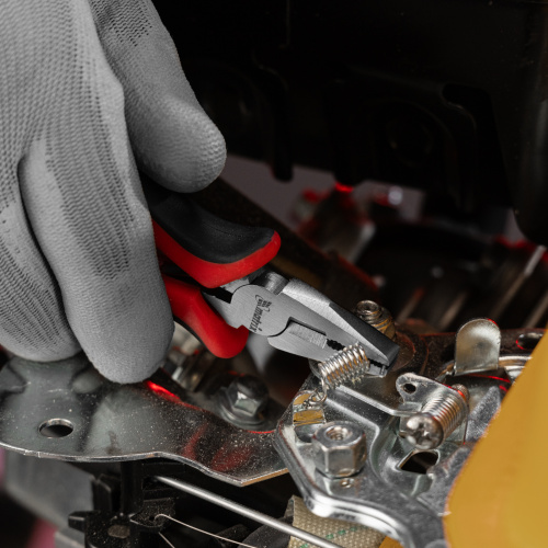 Плоскогубцы Mini, 130 мм, никелированные, авторазжим, двухкомпонентные рукоятки Matrix по ценам производителя в Уфе с доставкой по всей России