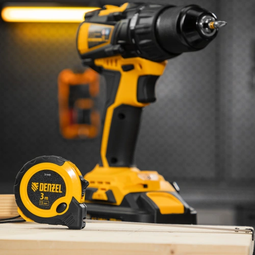 Рулетка 3м х 13мм, двухкомп. корпус, кнопка-пауза Denzel по ценам производителя в Уфе с доставкой по всей России