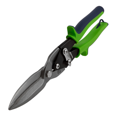 Ножницы по металлу, удлиненные, 285 мм, пряморежущие, двухкомпонентные обрезиненные рукоятки Сибртех по ценам производителя в Уфе с доставкой по всей России