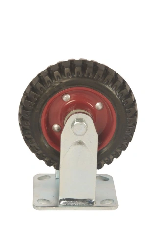 Колесо большегрузное неповоротное PF 160 150 мм резина с протектором (F) по ценам производителя в Уфе с доставкой по всей России