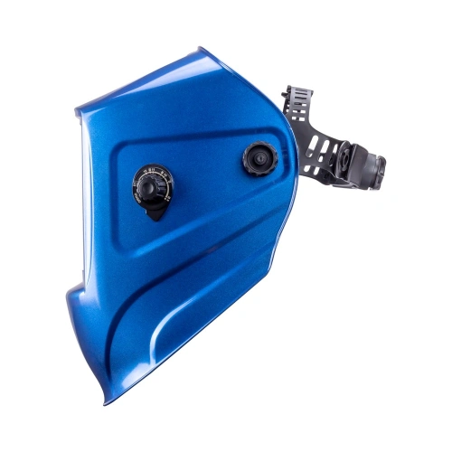 Маска сварщика GEFEST синяя (ф-р 9500V, пр-во FoxWeld) без коробки по ценам производителя в Уфе с доставкой по всей России