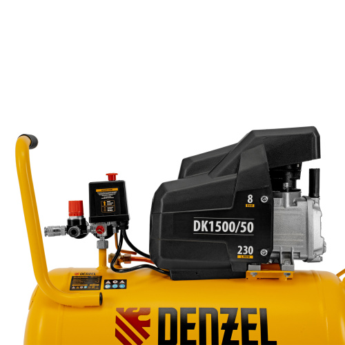 Компрессор воздушный DK1500/50, Х-PRO 1.5 кВт, 230 л/мин, 50 л Denzel по ценам производителя в Уфе с доставкой по всей России