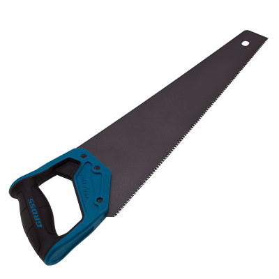 Ножовка по дереву "Piranha", 450 мм, 11-12 TPI, зуб-3D, каленый зуб, тефлоновое покрытие полотна, двухкомпонентная рукоятка Gross по ценам производителя в Уфе с доставкой по всей России