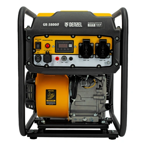 Генератор инверторный GK-3800iF, 3,8 кВт, 230 В, ручной старт DENZEL по ценам производителя в Уфе с доставкой по всей России
