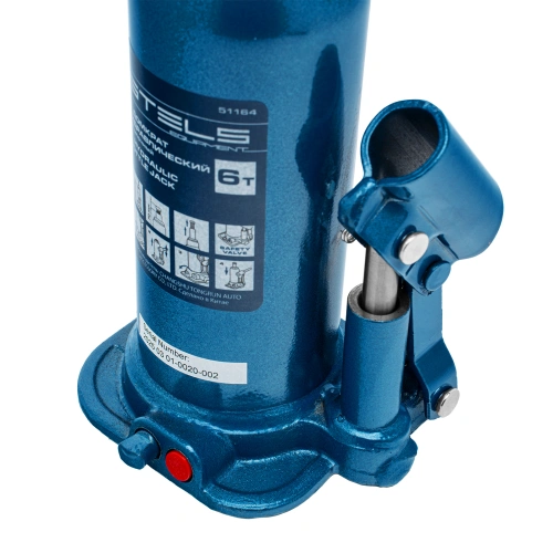 Домкрат гидравлический бутылочный, 6 т, h подъема 207-404 мм Stels по ценам производителя в Уфе с доставкой по всей России