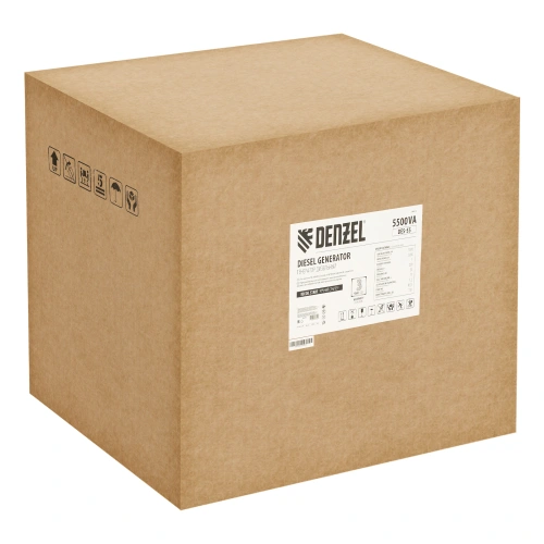 Генератор дизельный DES-55, 5,5 кВт, 230 В, 11 л, ручной стартер Denzel по ценам производителя в Уфе с доставкой по всей России