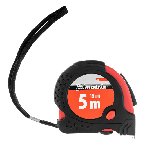 Рулетка Status Magnet fixation,5 м х 19 мм,обрезиненный корпус,зацеп с магнитом Matrix по ценам производителя в Уфе с доставкой по всей России