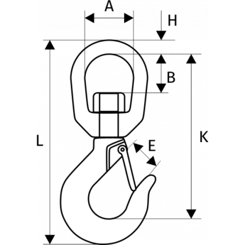 Крюк 322 А с вертлюгом 3 т по ценам производителя в Уфе с доставкой по всей России