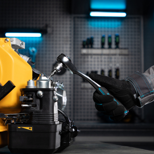 Набор торцевых головок, трещотка 120 зубьев, 1/2", 1/4", CrV, 41 предмет Gross по ценам производителя в Уфе с доставкой по всей России