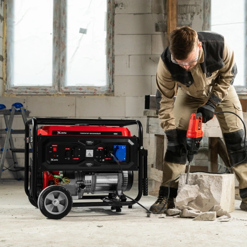 Генератор бензиновый RS-9000, 7 кВт, 230В, ручной стартер MTX по ценам производителя в Уфе с доставкой по всей России