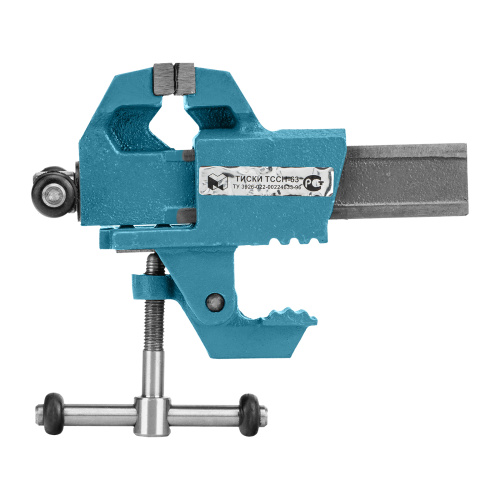 Тиски слесарные, 63 мм, крепление для стола, винтовой зажим (Глазов) по ценам производителя в Уфе с доставкой по всей России