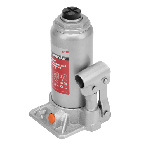 Домкрат гидравлический бутылочный, 5 т, h подъема 197-382 мм, в пластиковом кейсе Matrix по ценам производителя в Уфе с доставкой по всей России