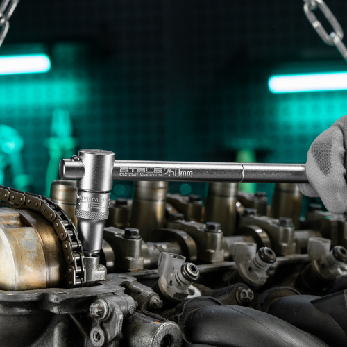 Набор торцевых головок с трещоткой 1/2", 24 предмета Stels по ценам производителя в Уфе с доставкой по всей России