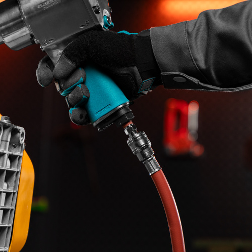 Шланг пневматический резиновый, 10 x 16 мм, 24 бар, армированный, быстросъемное соединение, 10 м Stels по ценам производителя в Уфе с доставкой по всей России