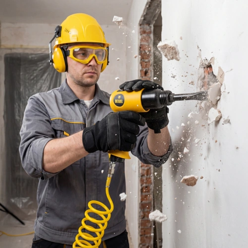 Пневматический молоток НР4500 + набор насадок, 113 л/мин, 4500 уд/мин Denzel по ценам производителя в Уфе с доставкой по всей России