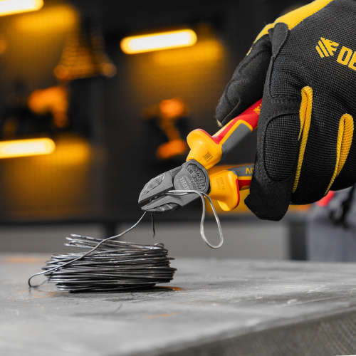 Бокорезы, диэлектрические рукоятки, до 1000 В, трехкомпонентные рукоятки, 160 мм Denzel по ценам производителя в Уфе с доставкой по всей России