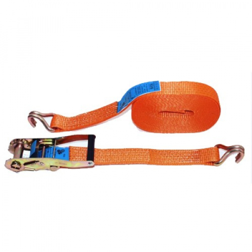 Ремень стяжной  5 / 10 тн, РС 5 м x 75 мм, полиэстер, с крюками, храповиком | СибТаль по ценам производителя в Уфе с доставкой по всей России