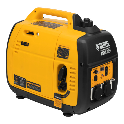 Генератор инверторный GT-2200iS, 2.2 кВт, 230 В, бак 4 л, закрытый корпус, ручной старт Denzel по ценам производителя в Уфе с доставкой по всей России