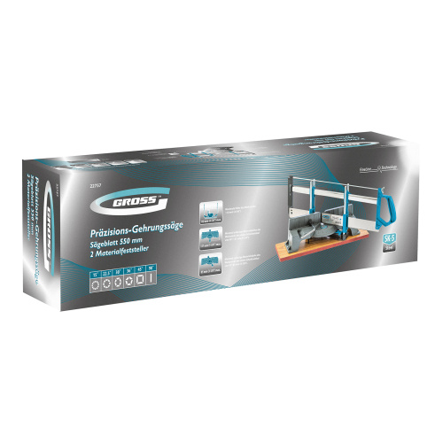 Стусло прецизионное, пила 550 мм, две прижимные струбцины Gross по ценам производителя в Уфе с доставкой по всей России