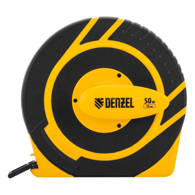 Рулетка геодезическая 50 м х 15 мм, закрытый корпус, фиберглассовая лента Denzel по ценам производителя в Уфе с доставкой по всей России