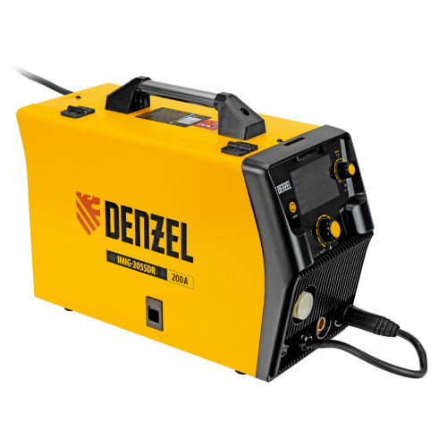 Аппарат инвертор. полуавтомат. cварки IMIG-205SDR, 200 А, ПВ 60%, катушка 5 кг Denzel по ценам производителя в Уфе с доставкой по всей России