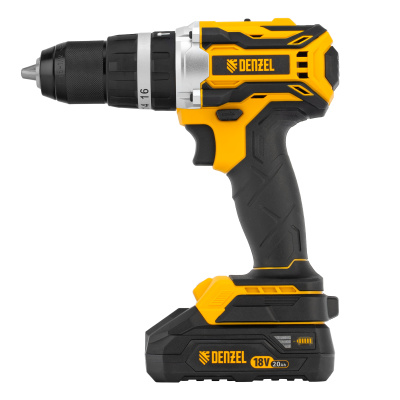 Дрель-шуруповерт аккумуляторная ударная бесщет CIDB-18-02, Li-Ion, 18 В Denzel по ценам производителя в Уфе с доставкой по всей России