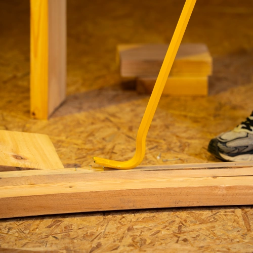 Лом-гвоздодер, 1200 мм, шестигранный 19 мм, окрашенный, сталь 65 Denzel по ценам производителя в Уфе с доставкой по всей России