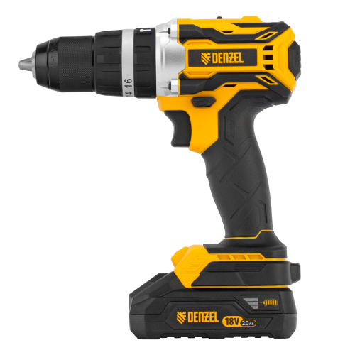 Дрель-шуруповерт аккумуляторная ударная бесщет CIDB-18-02, Li-Ion, 18 В Denzel по ценам производителя в Уфе с доставкой по всей России