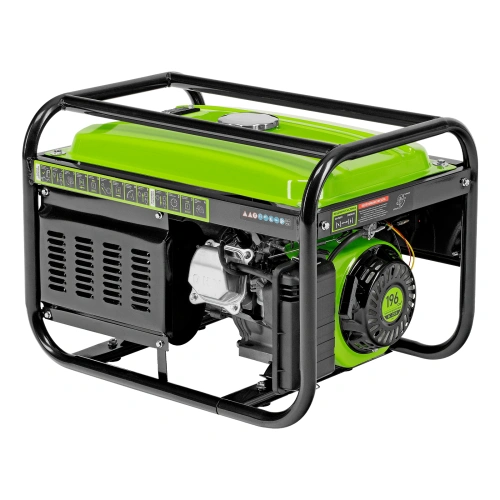 Генератор бензиновый БС-2500, 2.2 кВт, 230В, четырехтактный, 15 л, ручной стартер Сибртех по ценам производителя в Уфе с доставкой по всей России