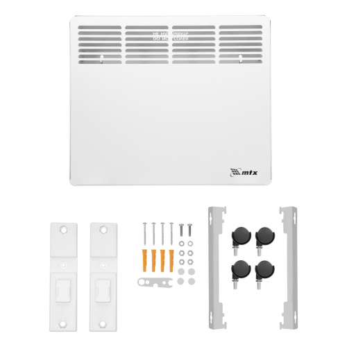 Конвектор электрический КМ-1000.1, 230 В, 1000 Вт, X-образный нагреватель, колеса, термостат MTX по ценам производителя в Уфе с доставкой по всей России