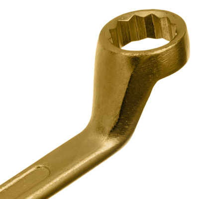Ключ накидной, 20 х 22 мм, желтый цинк Сибртех по ценам производителя в Уфе с доставкой по всей России