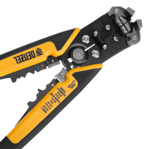 Щипцы для зачистки электропроводов 0,2-6 мм², функция обрезания проводов Denzel по ценам производителя в Уфе с доставкой по всей России