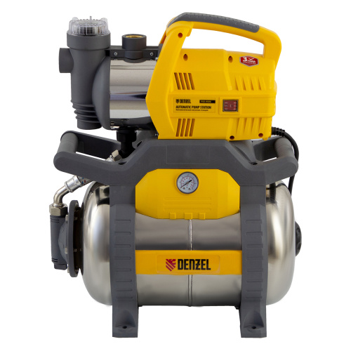 Насосная станция PSХ950X, Х-Pro, 950 Вт, 3300 л/ч, ресивер 24 л, подъем 38 м, нержавейка Denzel по ценам производителя в Уфе с доставкой по всей России