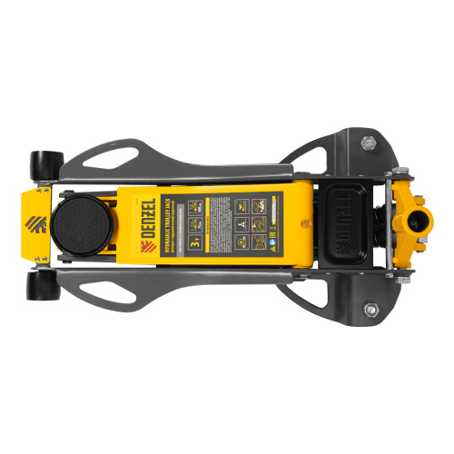 Домкрат гидравлический подкатной, 3 т, 75-500 мм, быстрый подъем, низкий подхват, проф. Denzel по ценам производителя в Уфе с доставкой по всей России