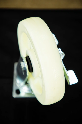 Колесо большегрузное поворотное SCdnb 80 200 мм полипропиленовое с тормозом по ценам производителя в Уфе с доставкой по всей России