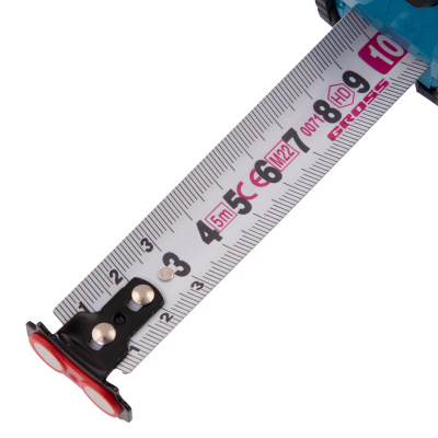 Рулетка Magnetisch 5 м х 25 мм,обрезиненный корпус,автоматическая фиксация,Нейлоновое покрытиеытие,зацеп с магнитом Gross купить в Москве с доставкой по всей России | ProtosMarket.ru